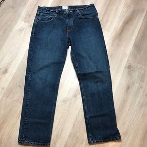 St. John’s Bay Mens Straight Leg Denim Jeans 36/32